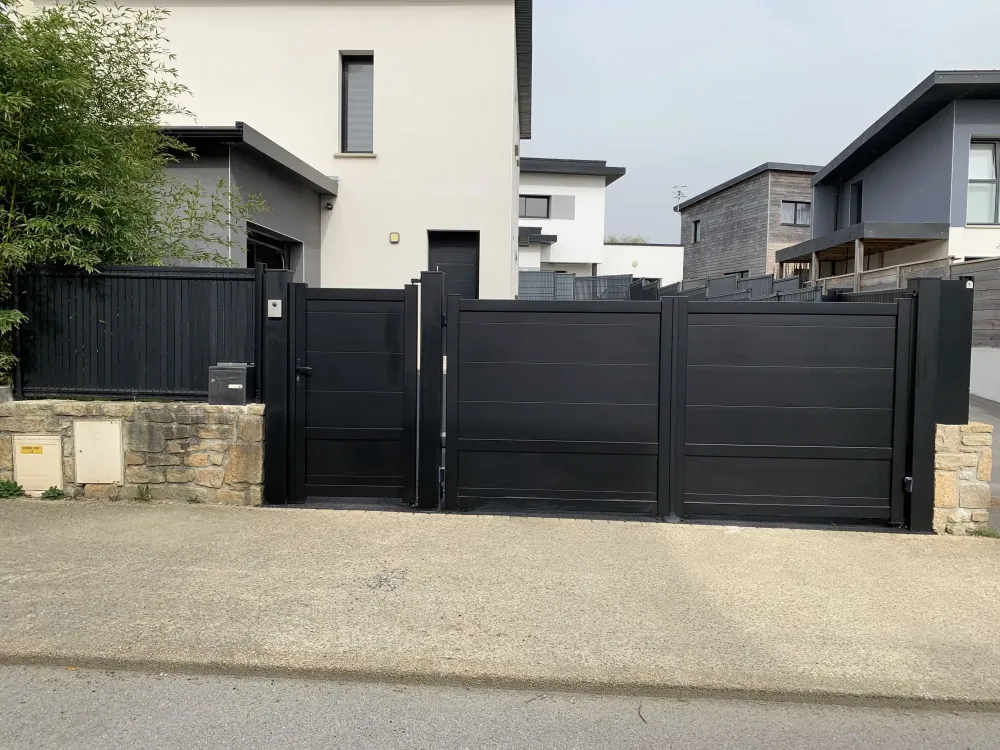 Portail, portillon aluminium