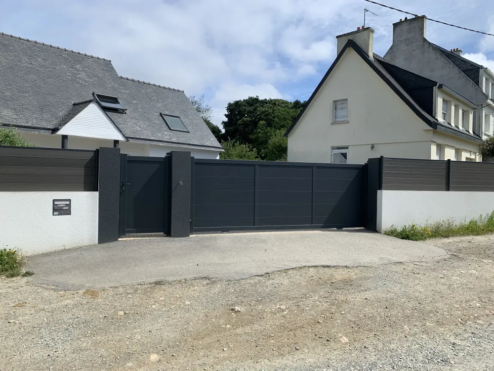 Portail, portillon aluminium (2)